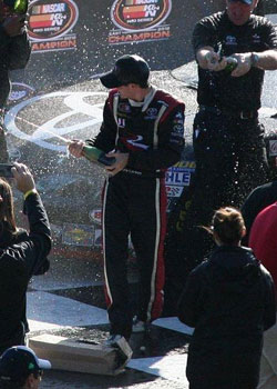 Larson was the 2012 NASCAR K&N Pro Series East Rookie of the Year and series’ champion.