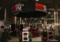 K&N Engineering Booth at LA Auto Show