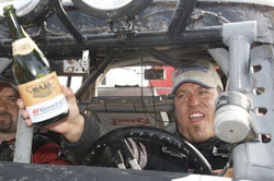 Co-driver Lance Clifford