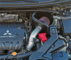 69-6544TS K&N air intake system installed in a 2008 Mitsubishi Lancer with a 2.0 liter engine