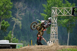 Teddy Maier had his own 1-1 day in the MX2 class at round 2 of the 2012 Monster Energy Canadian Motocross Championships.