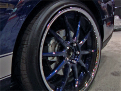 Axiom wheels and Toyo tires are part of the modified package on the 2010 Ford Mustang GT by Pro Motorsports