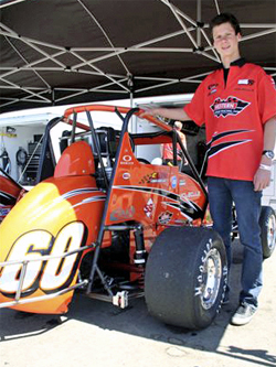 Michael Lewis won his first USAC Ford Focus Feature win at Madera Speedway in Madera, California