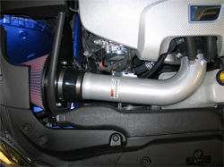 69-8703TS K&N air intake system installed in a 2008 Lexus IS F 5.0L