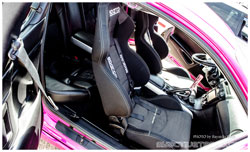 Lina Rodriguez's Mazda RX-8 sports Sparco Racing Seats and Harness, Kicker 10" subwoofers and much more.