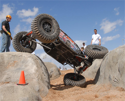 Brad and Roger Lovell are ready for the XRRA season opener in Moab, Utah, photo by Jud Leslie