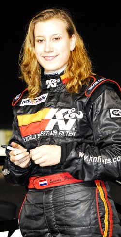 17 Year Old Racer Laura Poorter