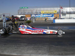 Bud Fizone's Jr. Comp is the third dragster Madison Whitten is racing this year.