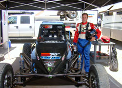 Malcom Pointon's racing goals for 2010 include winning an Unlimited Buggy Championship and earn a truck ride
