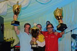 Winning the FIA Championship for a third time was an incredible experience according Malmgren (Malmgren in red)