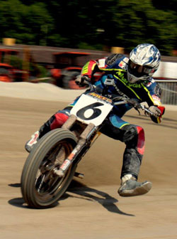 Along with winning the 2010 Italian Championship, Belli also won  Mefo Flat-Track Cup.