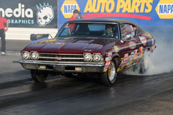 Mark Faul drives a 1969 Chevrolet Chevelle in the Stock Class