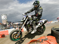 Mark Burkhart rode his precision tuned Uli Toporsch prepped HMC KTM with K&N air and oil filters at Auto Club Speedway in Fontana, California