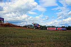 Bryce Menzies recently earned his second win in a row in the TORC Off -Road Racing Series while racing at the Bark River International Raceway.