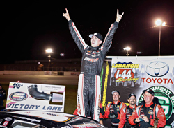 Michael Self wins third NASCAR K&N Pro Series West race in a row at Lebanon I-44 Speedway