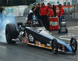 2010 American Race Cars dragster with K&N products is a favorite of champion racer Luke Bogacki