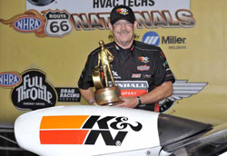 Edwards wins United Association Route 66 NHRA Nationals