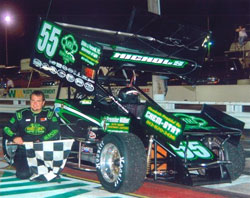 20 year veteran Tommy Nichols with the number 55 car