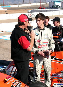 K&N supported racer Michael Lewis set the fast time for the special USAC Ford Focus event on New Year's Day