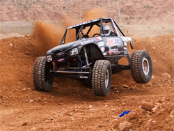 K&N filters kept debris out of the engine on the Lovell Brothers Ford at the XRRA race in Moab, Utah, photo by Chad Jock Photography