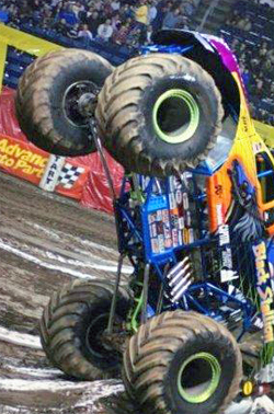 Ford Powered K&N Black Stallion pulls out all the stops at Monster Jam