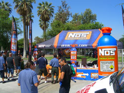 NASCAR K&N Pro Series Employee Day NOS Booth