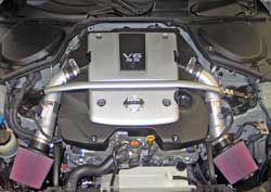 Air intake system installed in 2007 Nissan 350Z 3.5 liter V6 engine