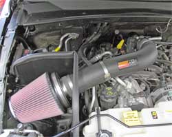57-1554 K&N air intake system installed in 2007 Dodge Nitro