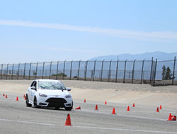 Kerry Ann Adams driving her 2014 Ford Fiesta at Hotchkis Cup Autocross Challenge