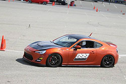 Hotchkis Engineer, Aaron Ogawa, laying down the fastest lap times on Saturday at Hotchkis Cup Autocross Challenge