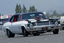 Paul Summers 1972 Chevy Nova with LS7 and billet rearview mirror