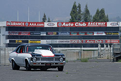 Paul Summers 1972 Chevy Nova with LS7 at Auto Club Raceway at the Fairplex in Pomona