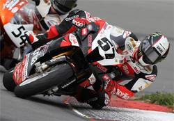 Factory Aprilia RSV1000R Rider Chaz Davies Scored Top Five Finish in AMA Competition at Mid-Ohio Sports Car Course