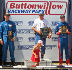 Jacob Pearlman far right on the podium at Buttonwillow Raceway Park in California