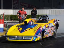 Peter Biondo at the 47th annual Automobile Club of Southern California NHRA Finals