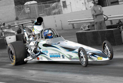 After a very busy Spring, Peter Biondo turned his sites to big dollar bracket racing with his feared K&N backed 2011 Racetech Dragster