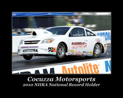 2010 NHRA National Record Holder Phil Cocuzza