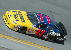 The No. 11 Toyota Camry with K&N products posted the quickest lap time out of 50 cars in the first practice session at Daytona, photo credit Christina Ramzel 2009