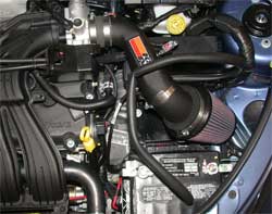 Chrysler PT Cruiser with K&N air intake 57-1550 installed