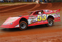 K&N supported racer Ray Cook drove his No. 53 with K&N air and oil filters to victory in the Hillbilly Hundred, photo by Thomas Hendrickson Photos