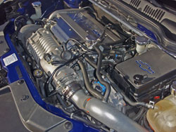 Chevy Cobalt with K&N air intake and Stage 2 supercharger kit