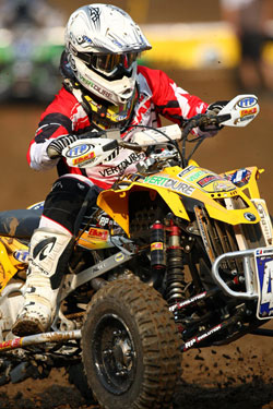 Richard Pelchat began racing with his brother and a friend on a race quad they pieced together - Photo by Harlen Foley
