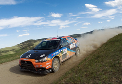 New 2009 Mitsubishi Lancer Evolution X debuts near Calgary, Alberta in the challenging Rocky Mountain Rally