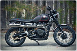 The exclusive Hawkized Triumph featured a host of RSD upgrades to boost the performance and give the machine a unique aesthetic, worthy of the Hawk brand.