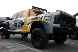 SEMA welcomes all sorts of show vehicles, even this 2011 Dodge Ram 6.7 liter diesel