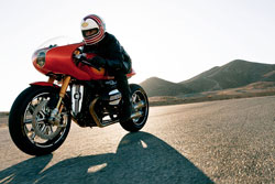 Roland Sands and representatives of BMW completed project 90 in only four months, producing a bike that "embodies the ideas of the original while pushing toward the future."