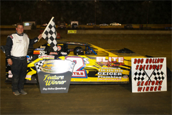 Force Inc. Super Late Model Championship Challenge Series points leader Sammy Stile at Dog Hollow Speedway in Pennsylvania