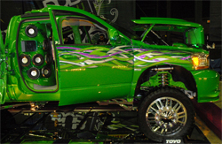 DUB Magazine award winning truck will be on display at SEMA 2009 in Las Vegas, Nevada