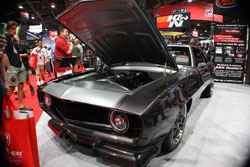 East Bay Muscle Cars was knid enough to loan their 1967 Camaro for the K&N SEMA booth