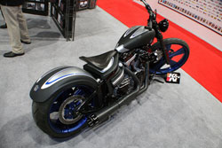 Performance Machine also lent a custom Harley Davidson Softail to K&N for the SEMA display
